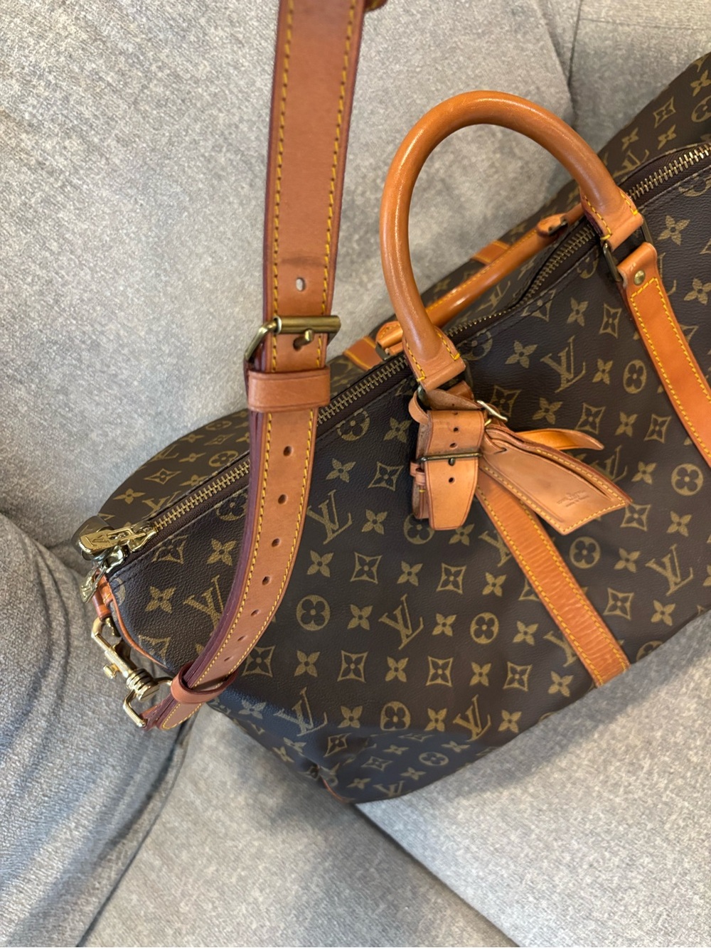 Louis Vuitton Keepall Bandolier 55 Monogram - Picture 5 of 13